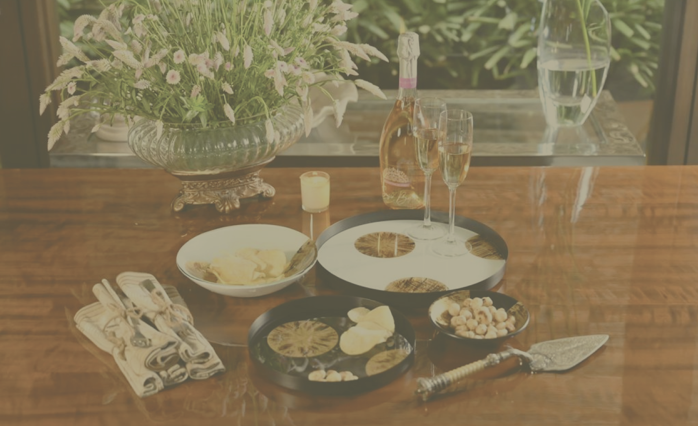 Elegant dining setup